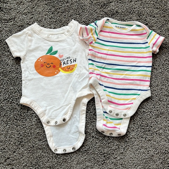 Baby Girl 9 - piece Bundle Onesies, rompers, pants - Picture 3 of 6